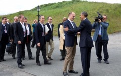 Al G8 di Lough Erne primo incotro tra Barack Obama e Enrico Letta (foto Pete Souza)
